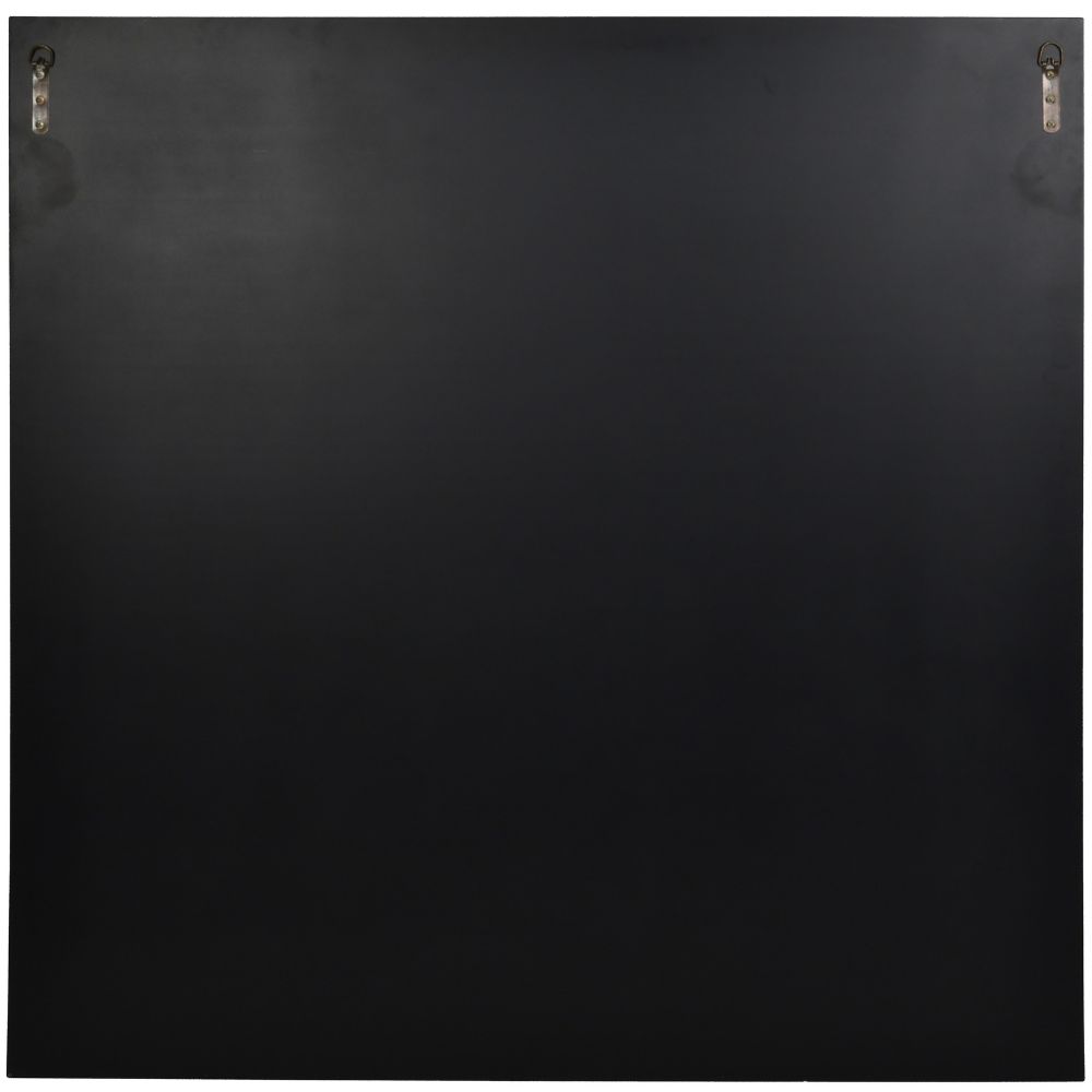 Libra Blakely Square Mirror in Black