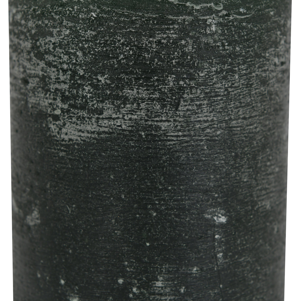 Libra Urban Botanic Collection - Forest Green Rustica Pillar Candle 7 X 12 cm