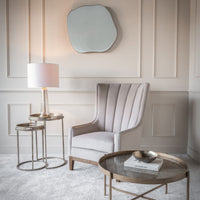 Libra Luxurious Glamour Collection - Rothbury Upholstered Occasional Chair in Taupe