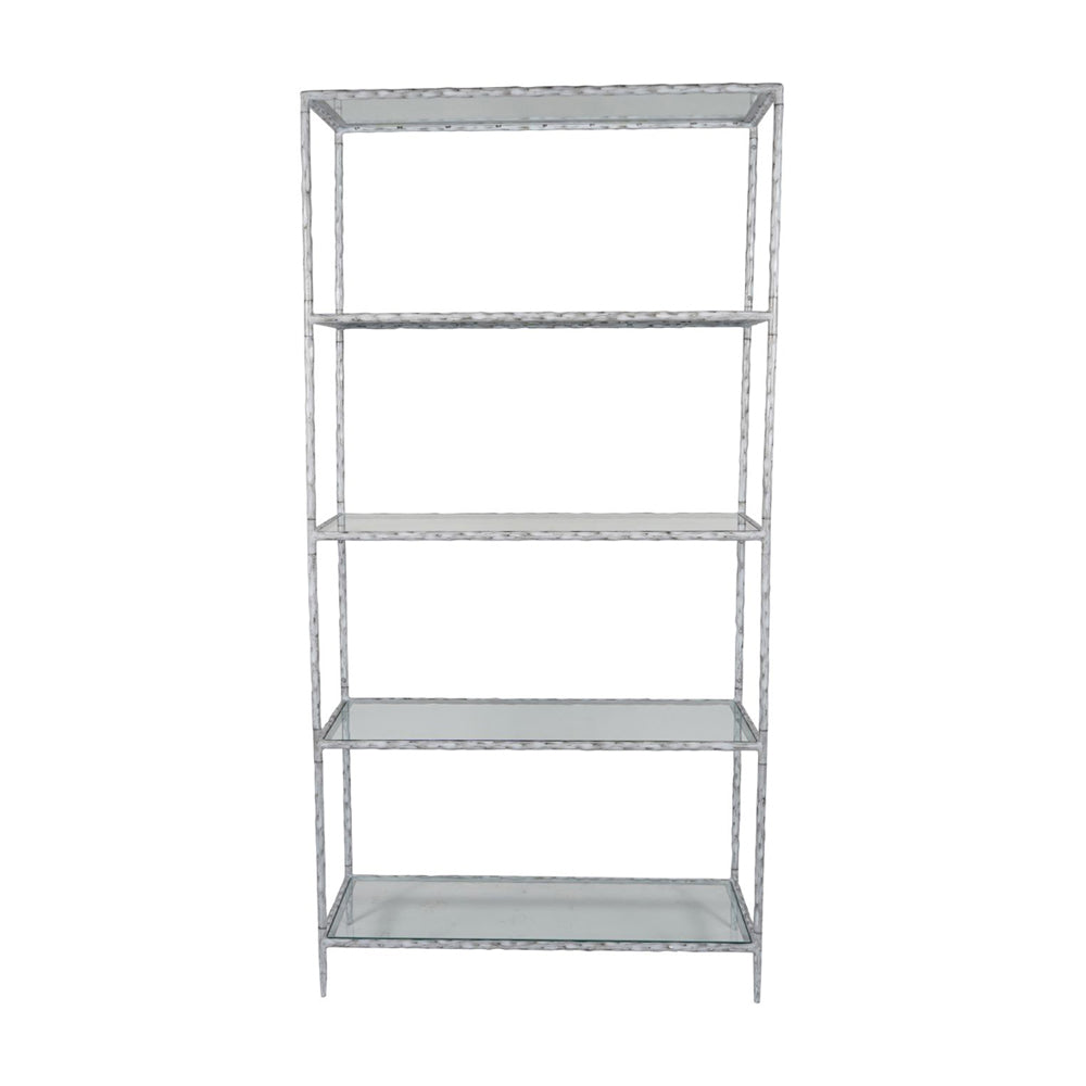 Libra Calm Neutral Collection - Patterdale Hand Forged Shelving Unit in Table Chalk White