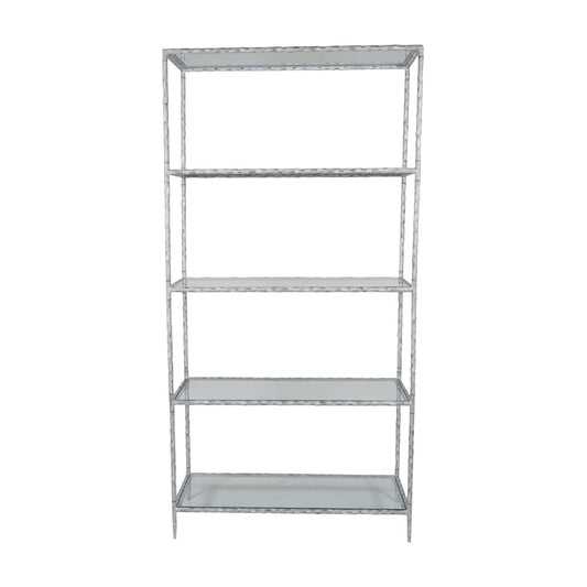 Libra Calm Neutral Collection - Patterdale Hand Forged Shelving Unit in Table Chalk White