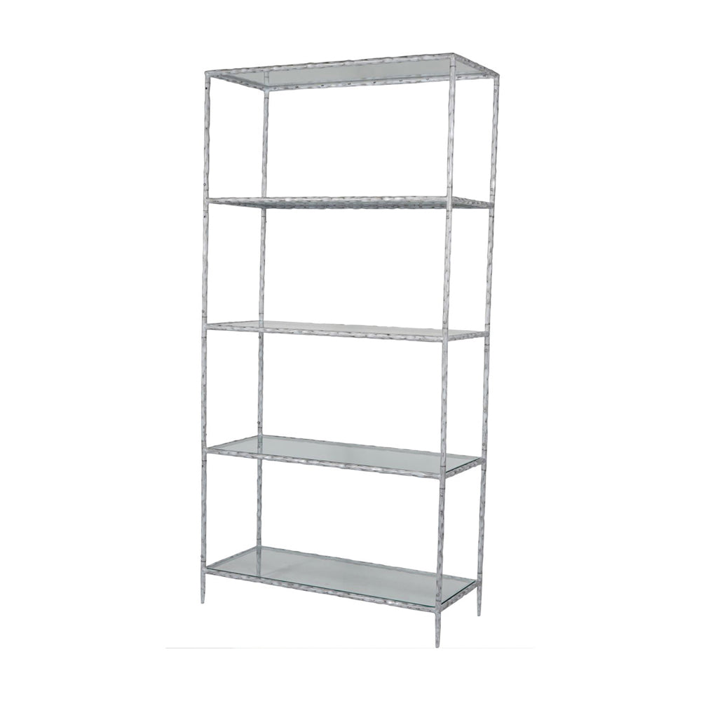 Libra Calm Neutral Collection - Patterdale Hand Forged Shelving Unit in Table Chalk White