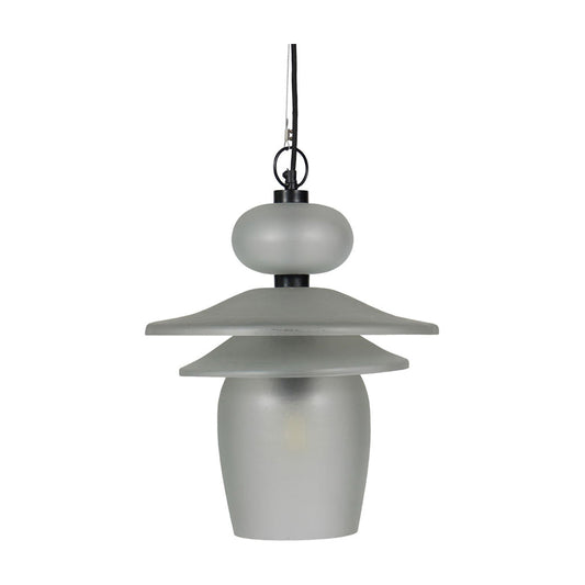 Libra Calm Neutral Collection - Astro Lunar Pendant in Matt Frosted Glass