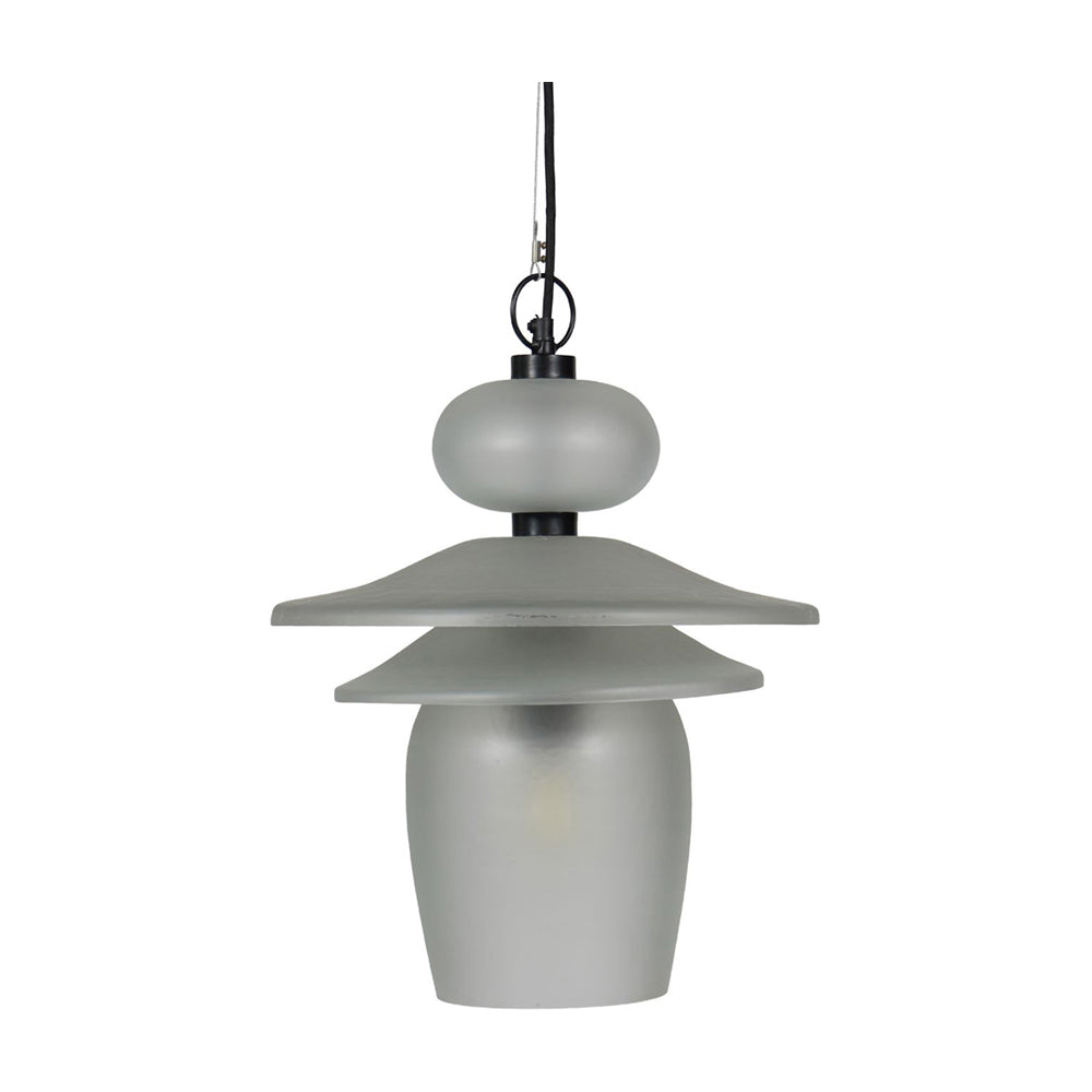 Libra Calm Neutral Collection - Astro Lunar Pendant in Matt Frosted Glass