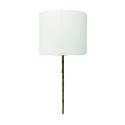 Libra Luxurious Glamour Collection - Patterdale Wall Light with Shade in Aged Gold