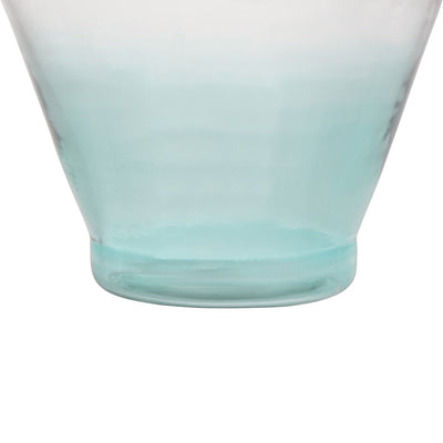 Libra Urban Botanic Collection - Elise Ocean Blue Ombre Large Glass Vase