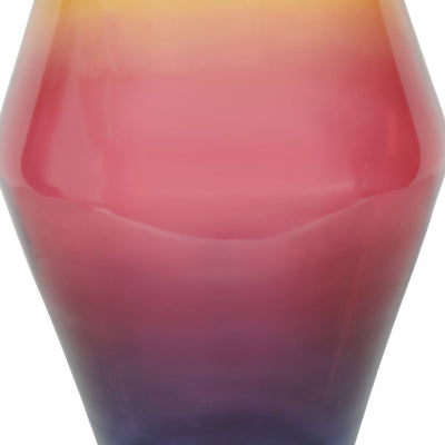 Libra Urban Botanic Collection - Elise Tropical Sunset Ombre Large Glass Vase