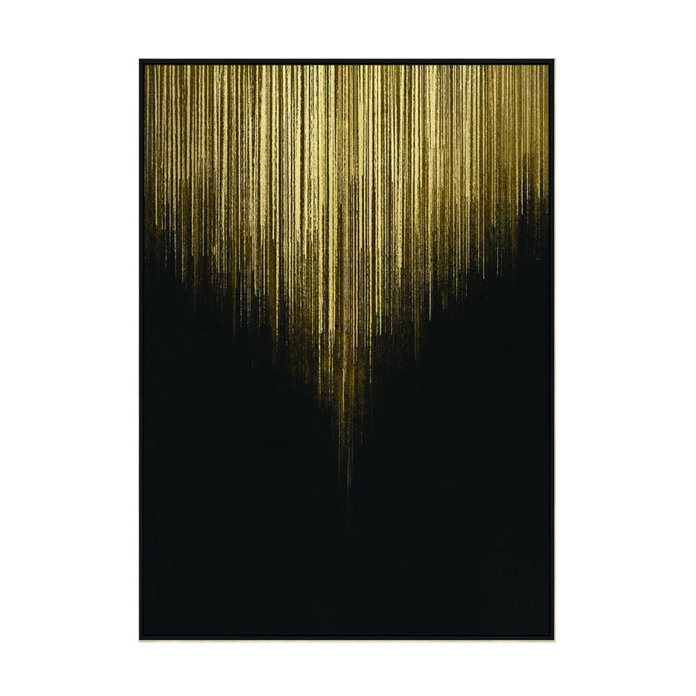 Libra Urban Botanic Collection - Golden Rain Foiled Framed Canvas 140x100cm