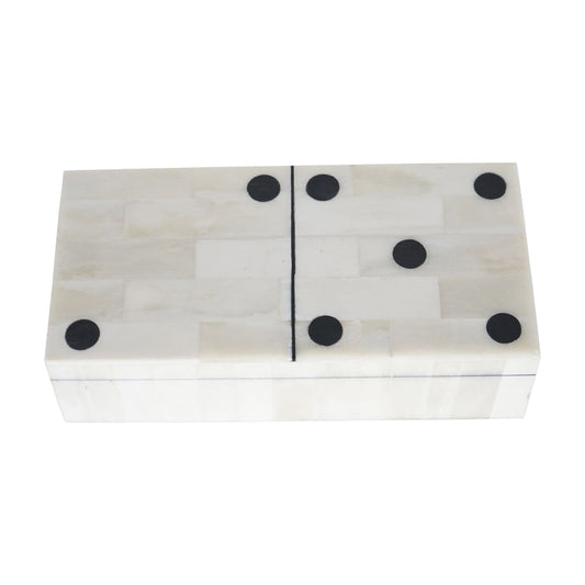 Libra Midnight Mayfair Collection - Chollerford Bone Inlay Dominoes Box