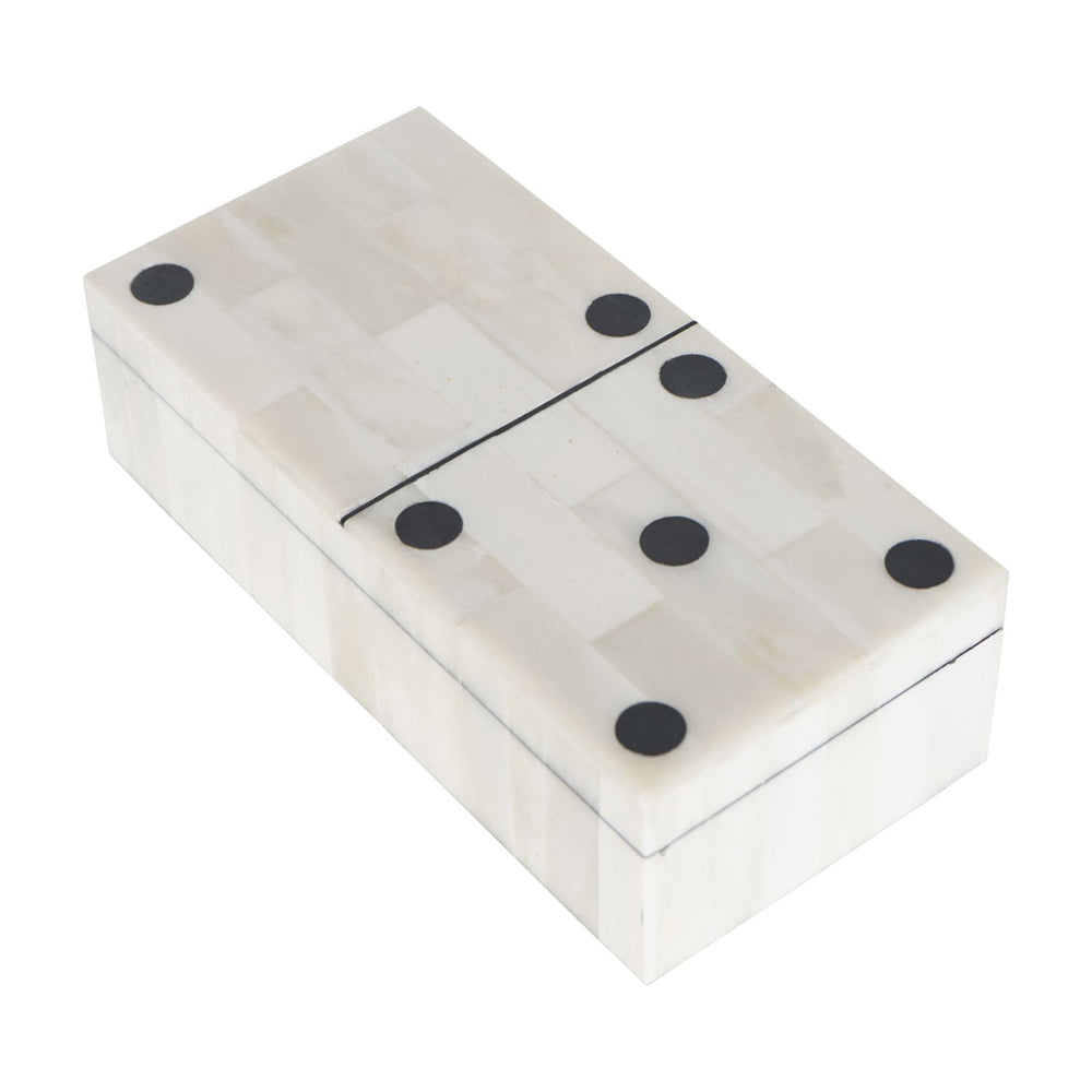 Libra Midnight Mayfair Collection - Chollerford Bone Inlay Dominoes Box