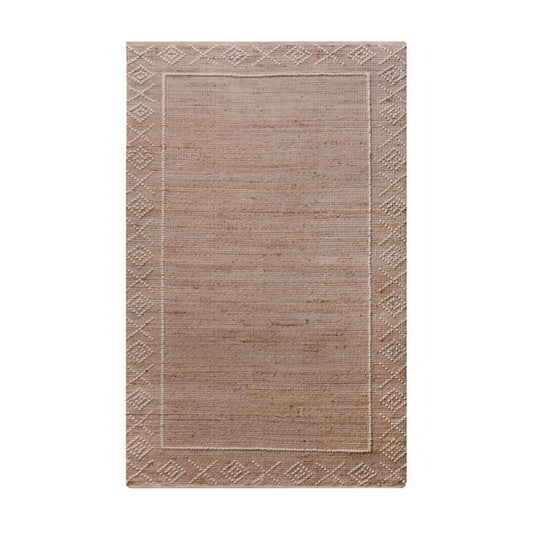 Libra Urban Botanic Collection - Templin Hand Woven Jute & Wool Rug in Natural & Ivory 160x230cm