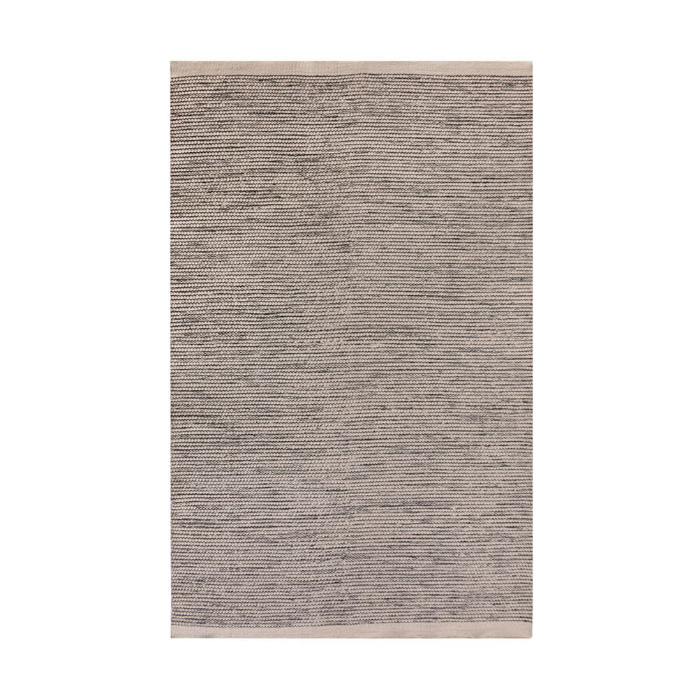 Libra Midnight Mayfair Collection - Oakridge Hand Woven Wool Rug in Ivory & Charcoal 160x230cm