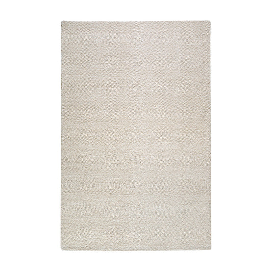 Libra Luxurious Glamour Collection - Pebbles Hand Woven Wool Rug in Beige 160x230cm