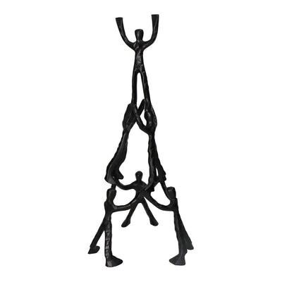 Libra Urban Botanic Collection - Climbing Men Aluminium Tower Sculpture