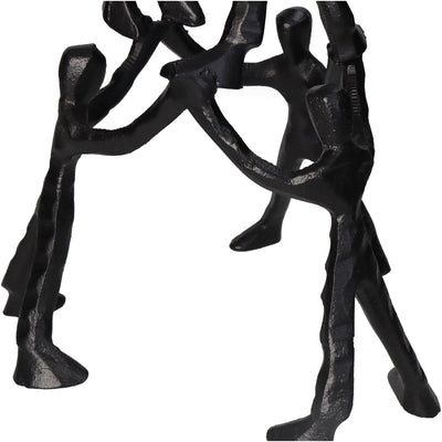 Libra Urban Botanic Collection - Climbing Men Aluminium Tower Sculpture