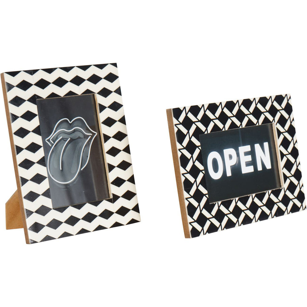 Libra Midnight Mayfair Collection - Anya Photoframe in Black and White