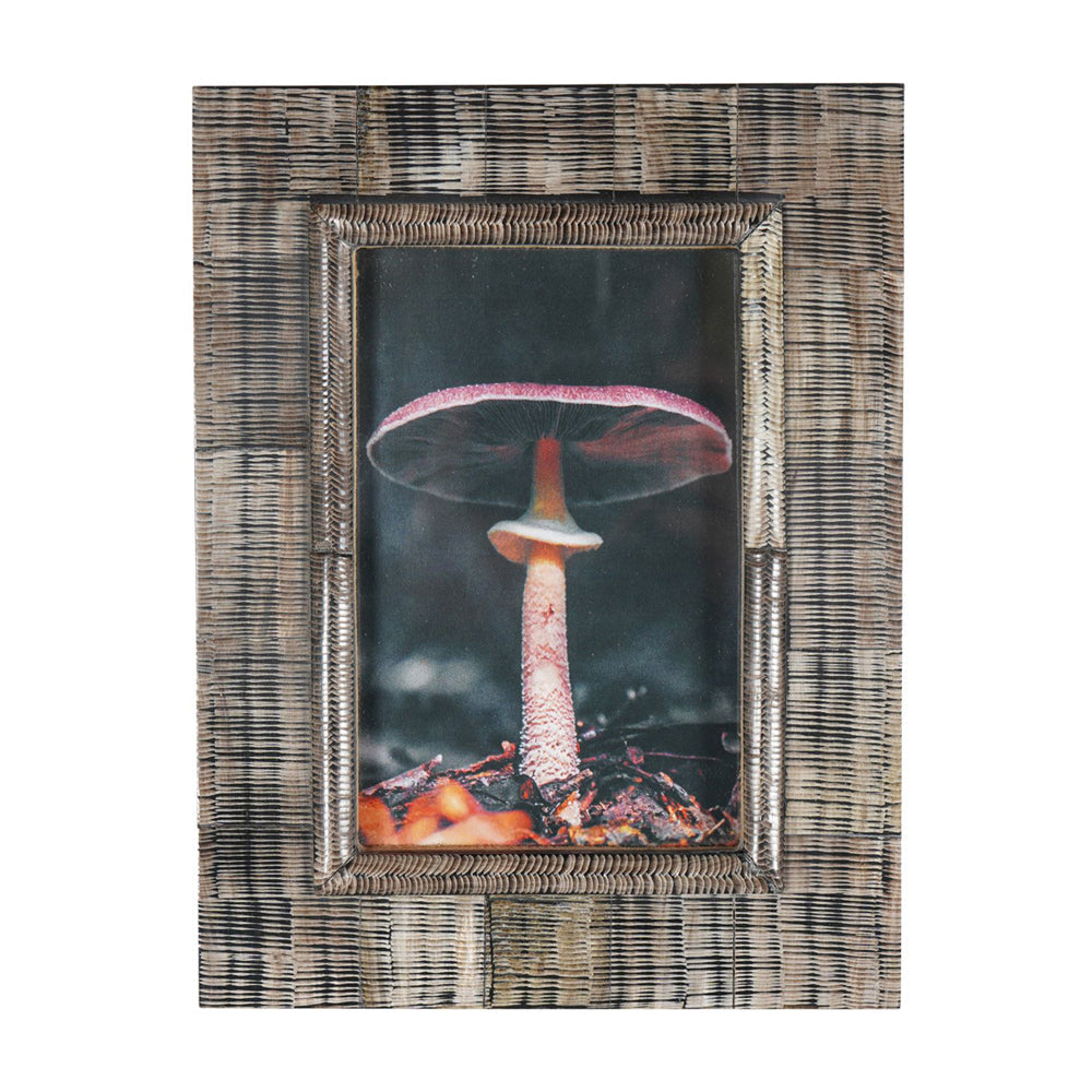 Libra Calm Neutral Collection - Rustic Brown Horn Photo Frame