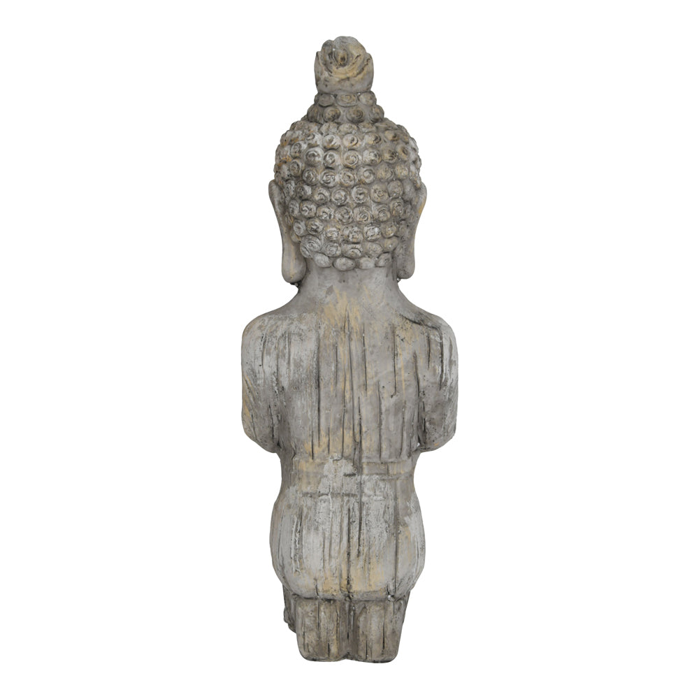 Libra Urban Botanic Collection - Kneeling Concrete Buddha Sculpture