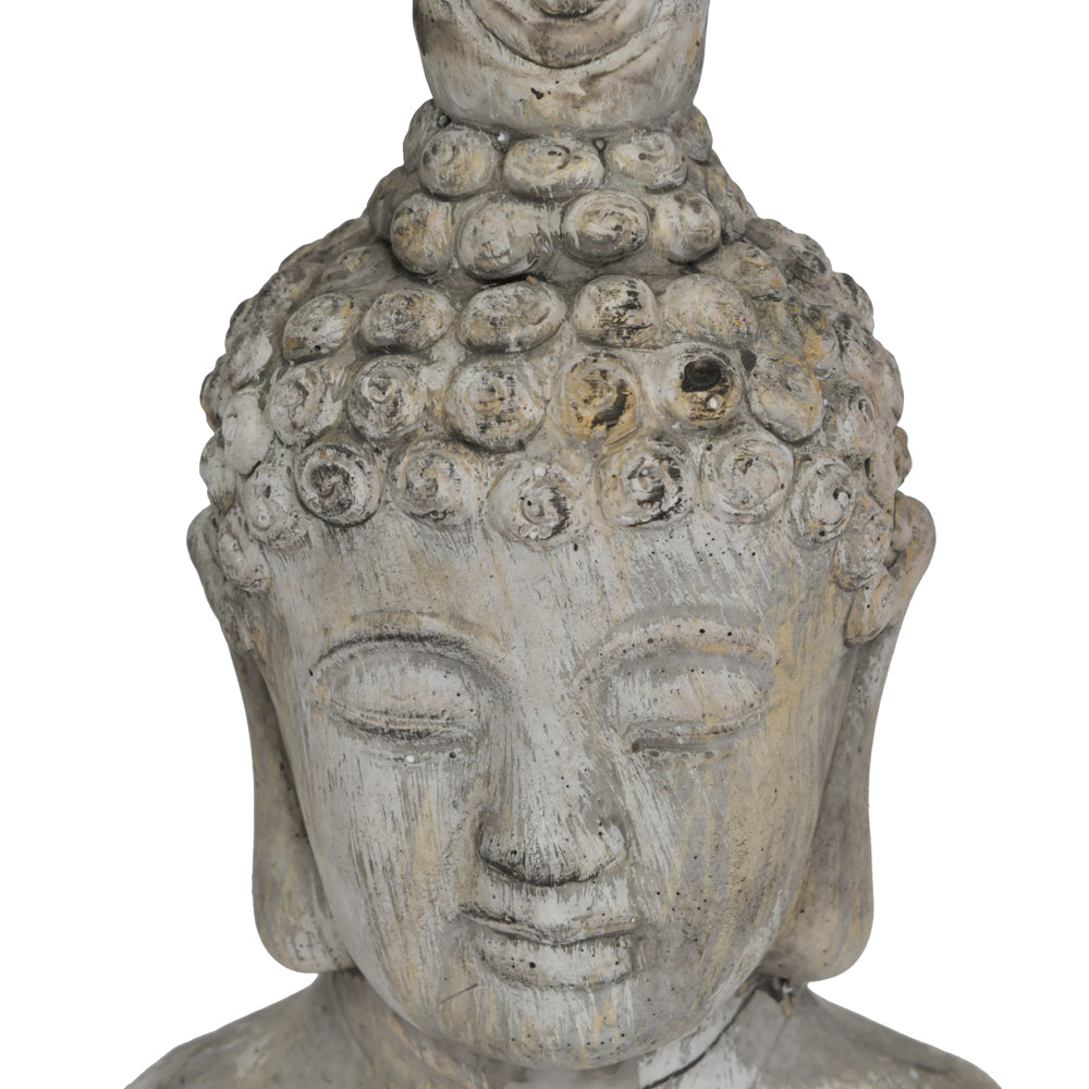 Libra Urban Botanic Collection - Kneeling Concrete Buddha Sculpture