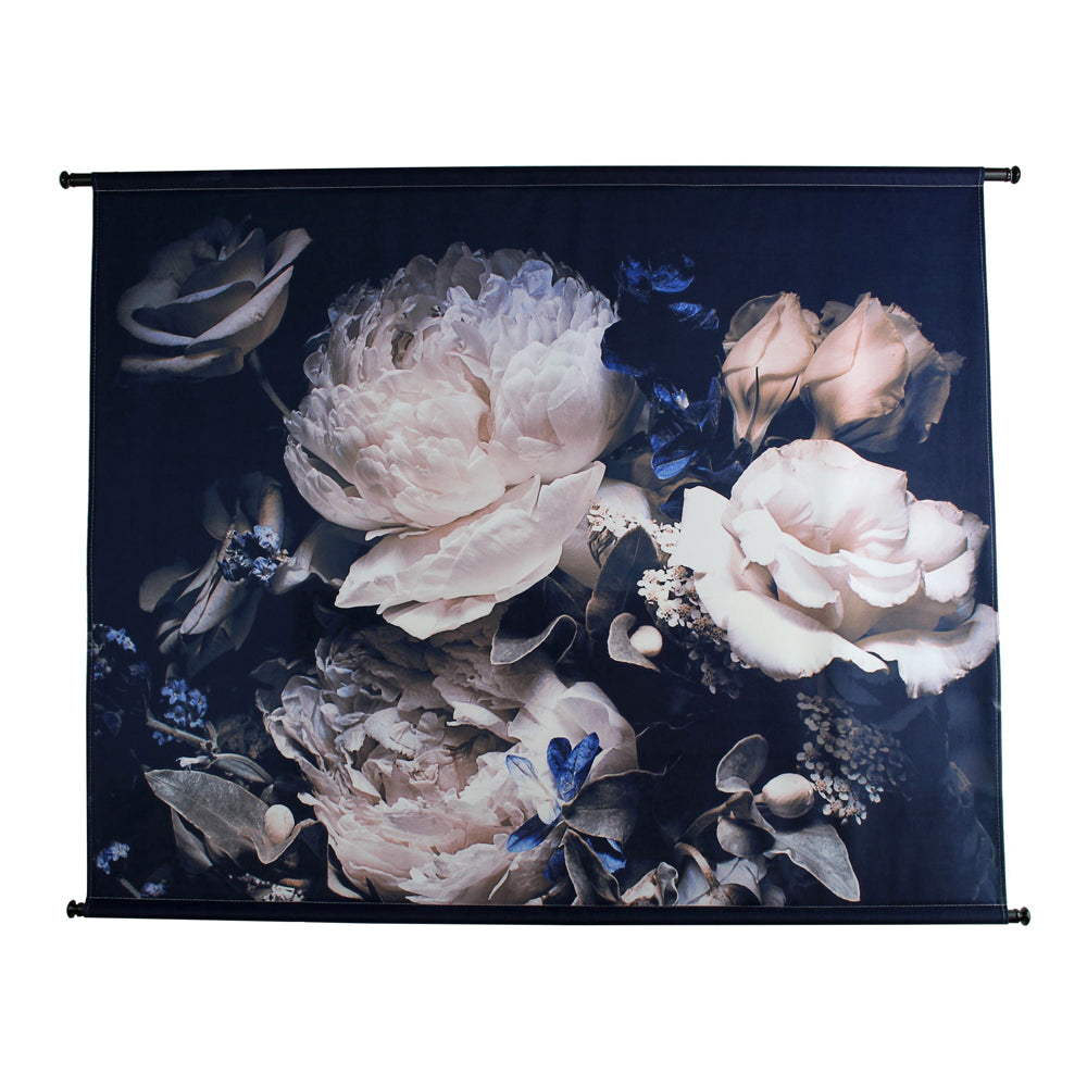 Libra Midnight Mayfair Collection - Peony Velvet Wall Hanging