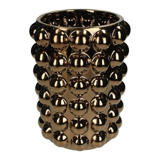 Libra Urban Botanic Collection - Bobble Bronze Ceramic Vase Large