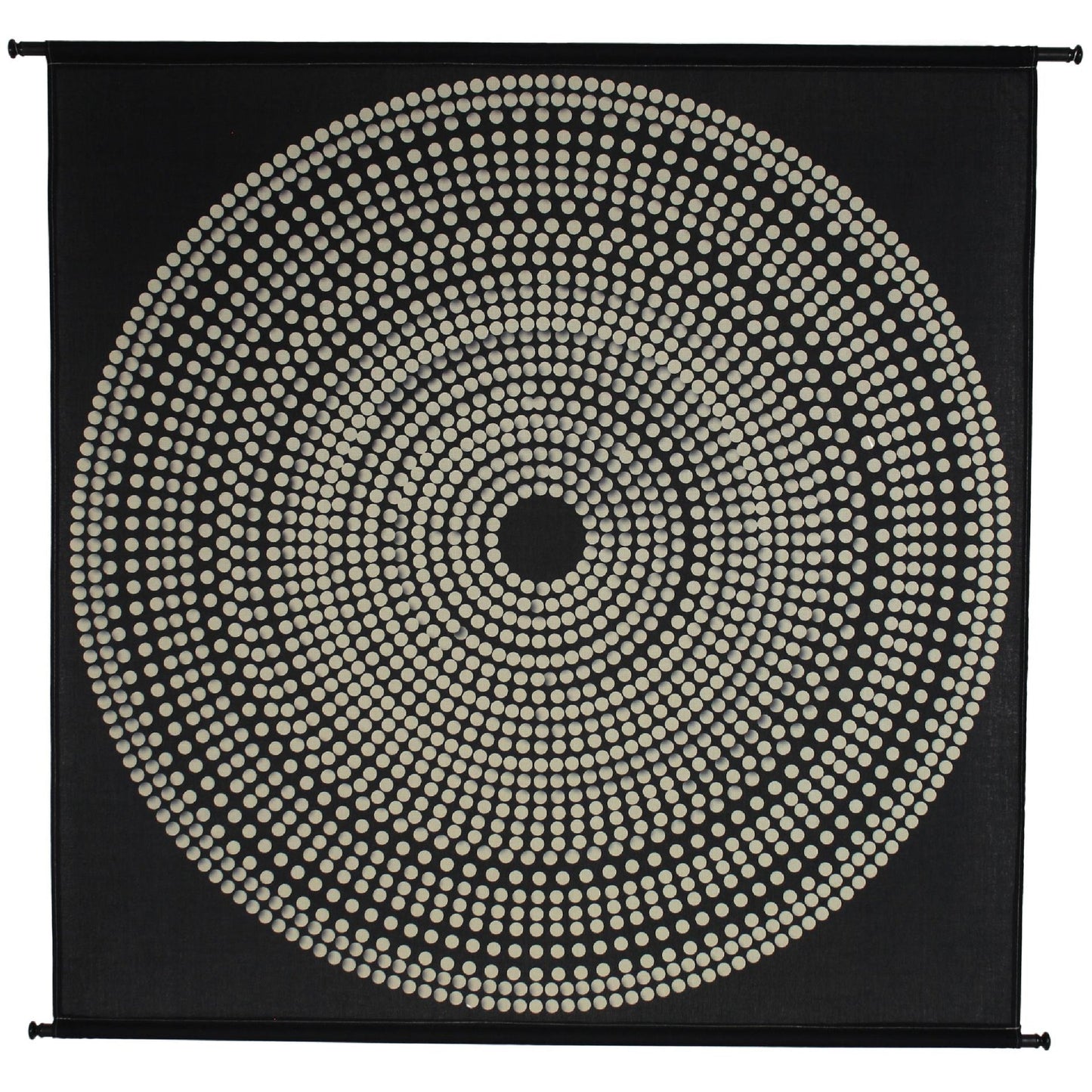 Libra Interiors Wall Hanging Circles Polyester Black