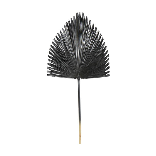 Libra Midnight Mayfair Collection - Arrowhead Palm Leaf in Black