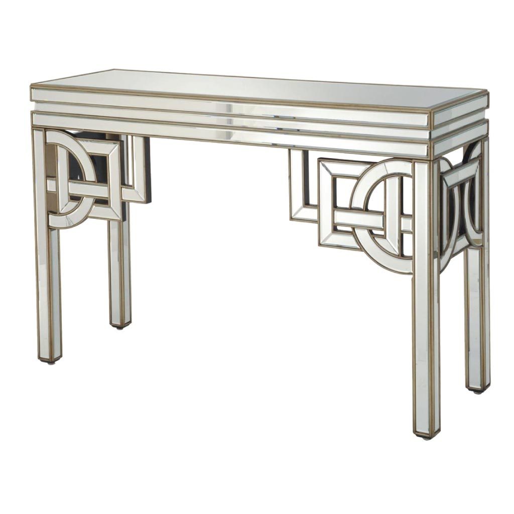 Libra Claridge Deco Mirrored Console-Libra-Olivia's