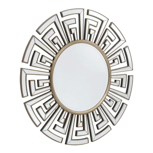 Libra Claridge Deco Round Mirror-Libra-Olivia's