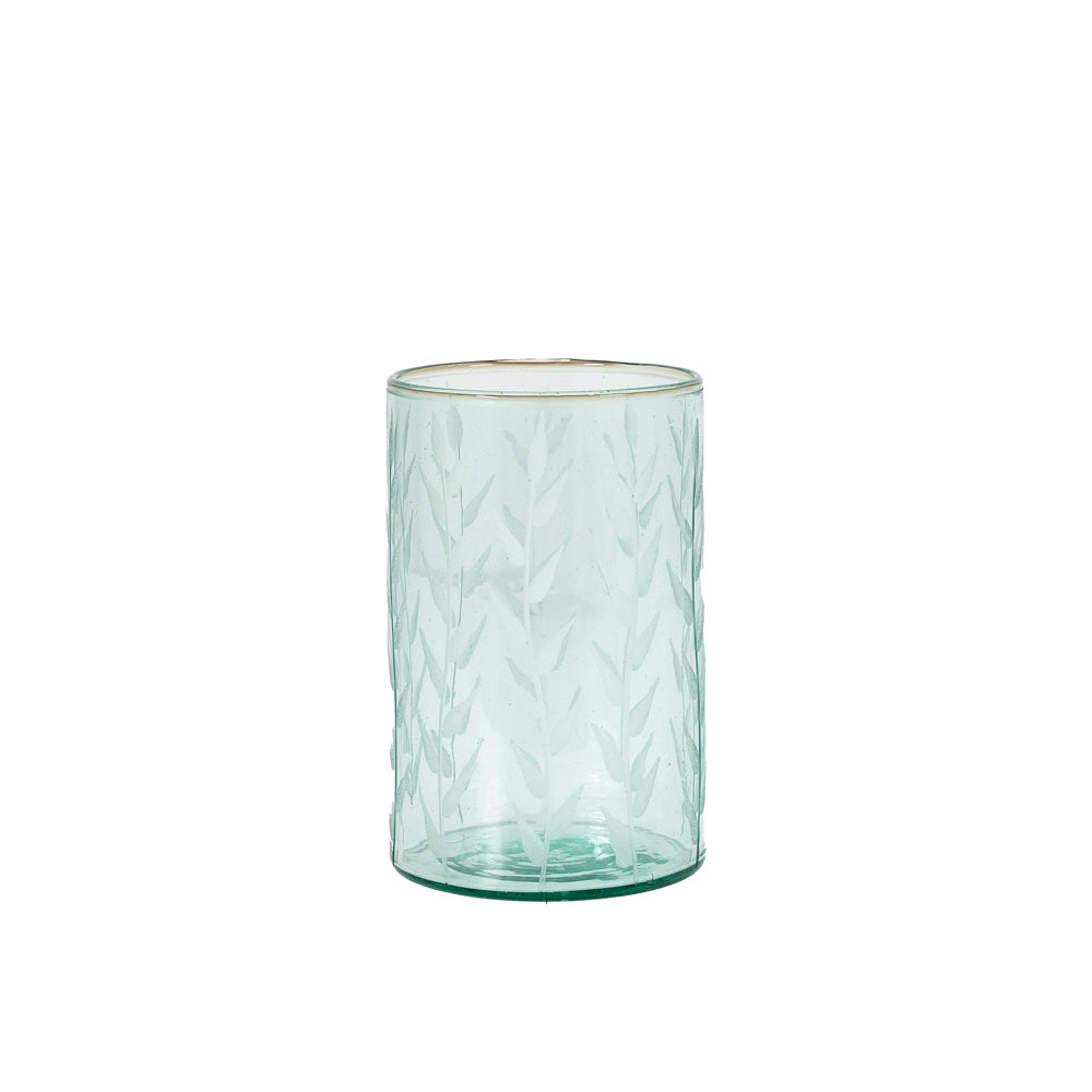 Gallery Interiors Lorlei Recycled Vase in Green