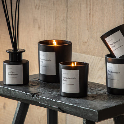 Gallery Interiors Aroma Votive Sandalwood & Oud Scent