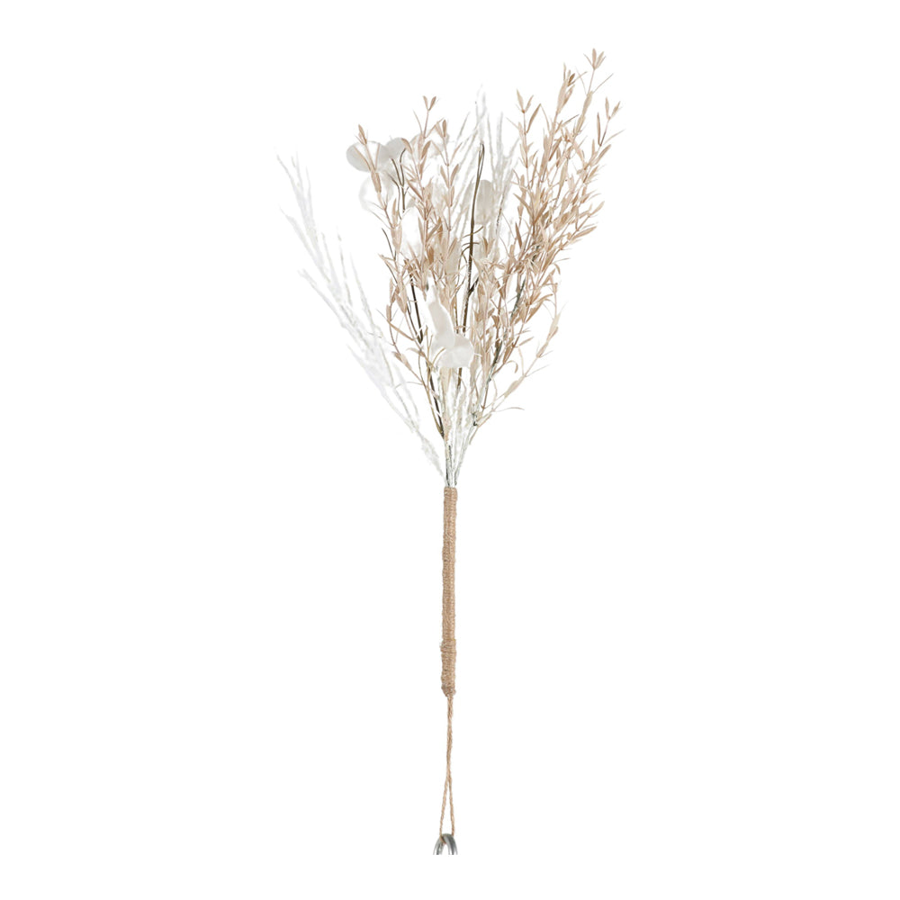 Gallery Interiors Rinat Silver Dollar Bouquet Faux Plant Ivory