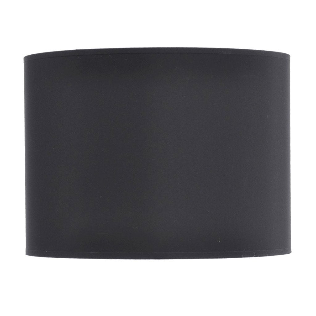 Libra Black and Silver Lined Drum 14" Lampshade-Libra-Olivia's