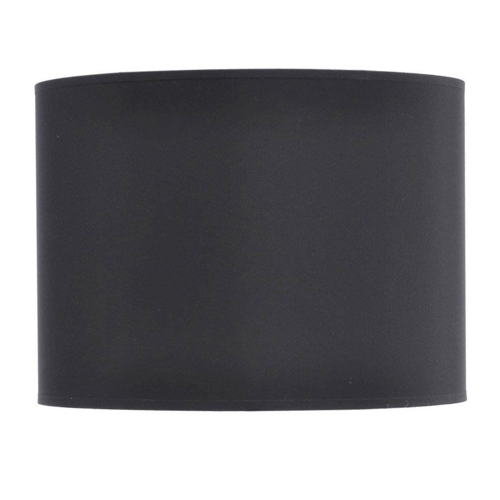 Libra Black and Silver Lined Drum 16" Lampshade-Libra-Olivia's