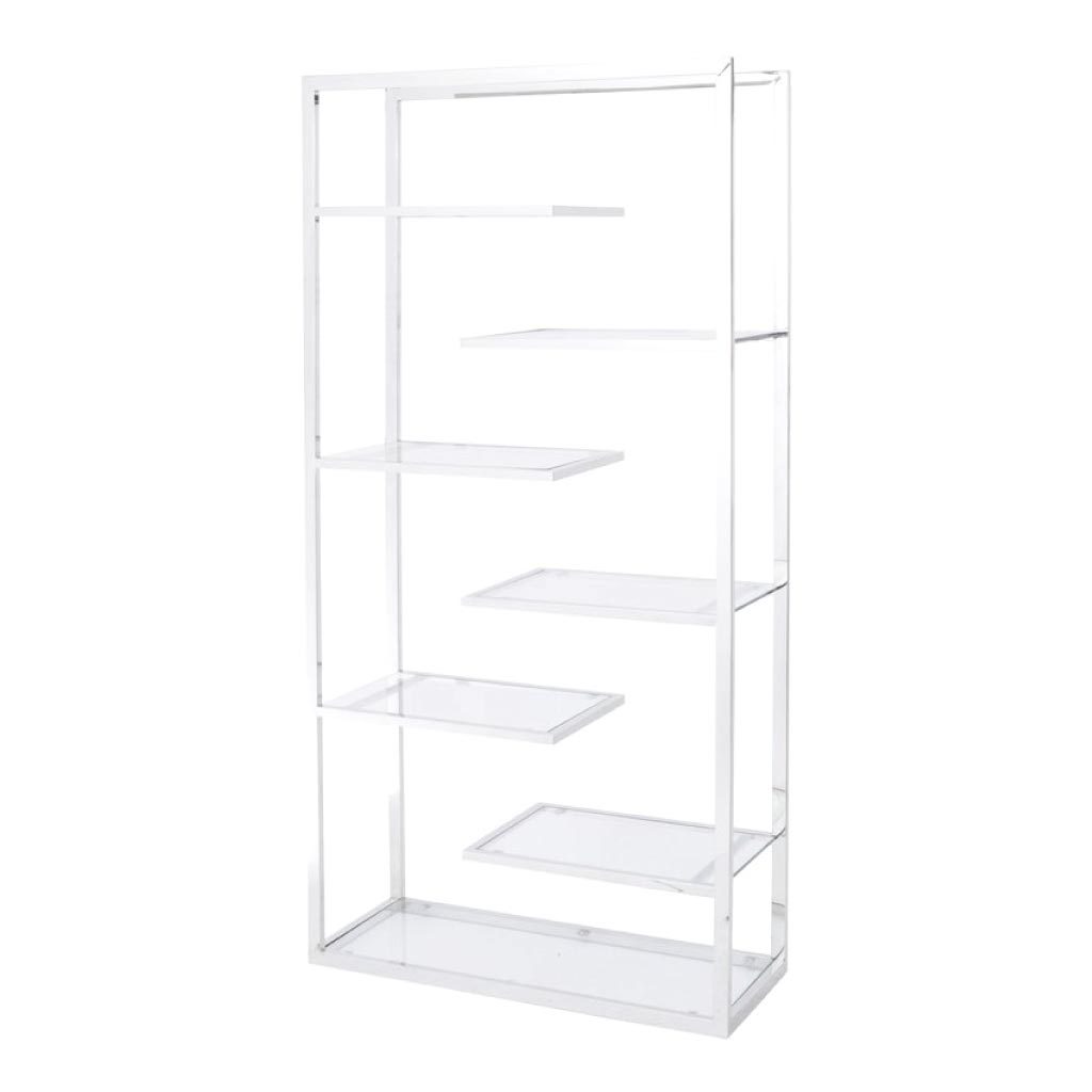 Libra Linton Stainless Steel And Glass Display Unit-Libra-Olivia's